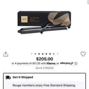 SOFT CURL GHD 1.25 CURLING IRON